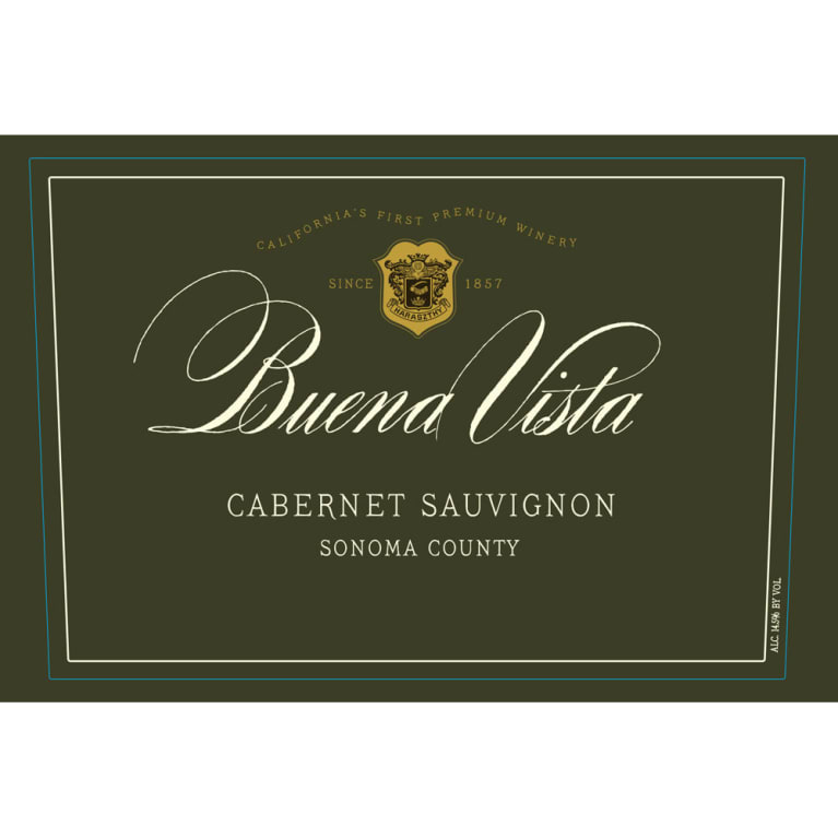 Buena Vista Sonoma Cabernet Sauvignon 2014 Front Label