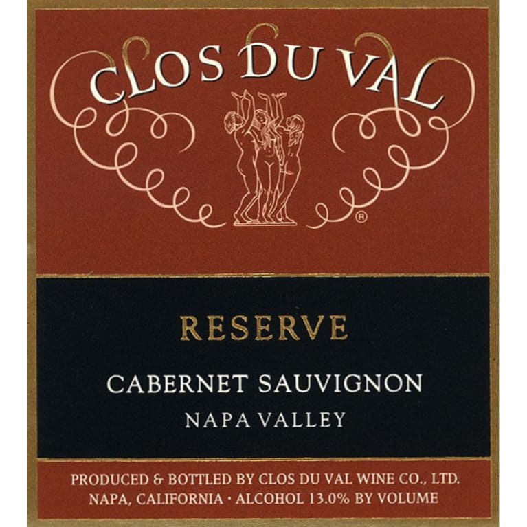 Clos Du Val Reserve Cabernet Sauvignon 1994 Front Label