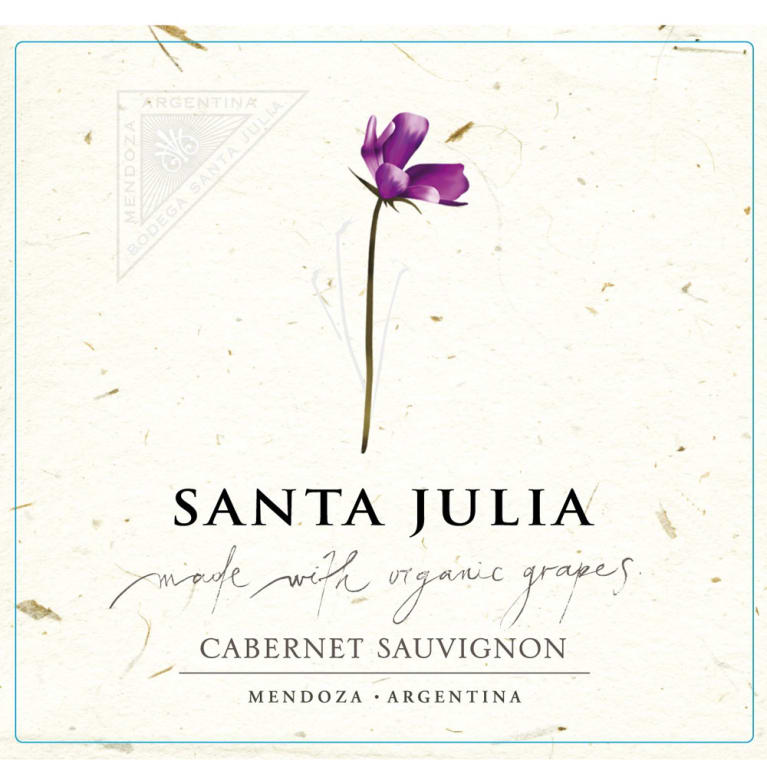 Santa Julia Organica Cabernet Sauvignon 2016 Front Label