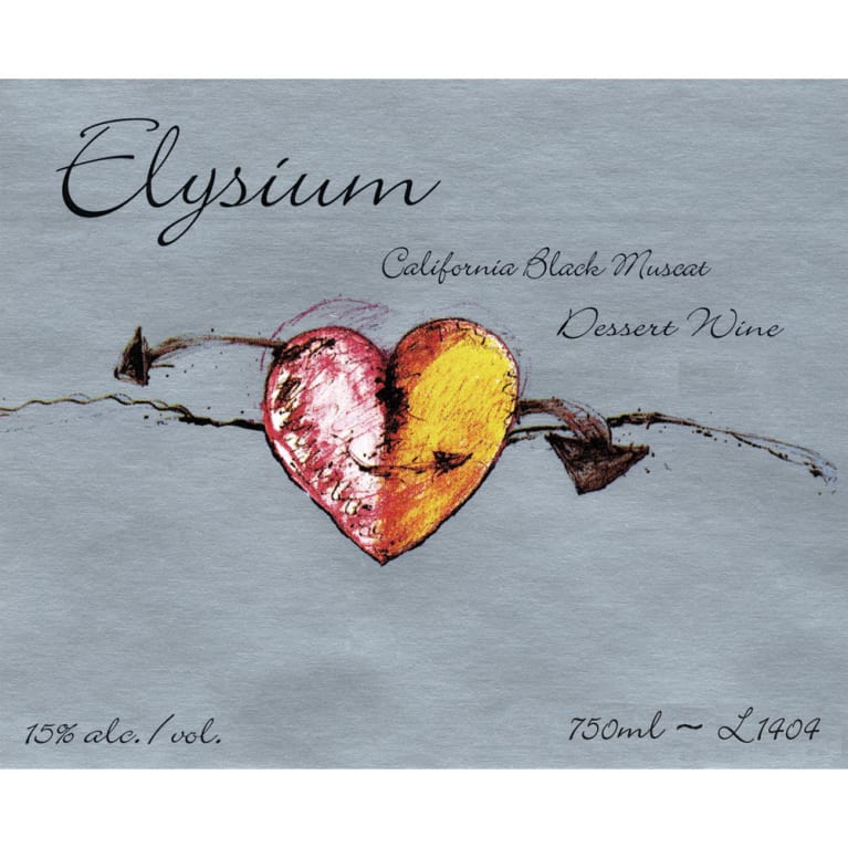 Quady Elysium Black Muscat 2015 Front Label