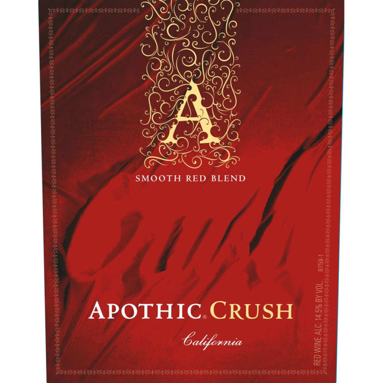 Apothic Crush Red Blend 2015 Front Label