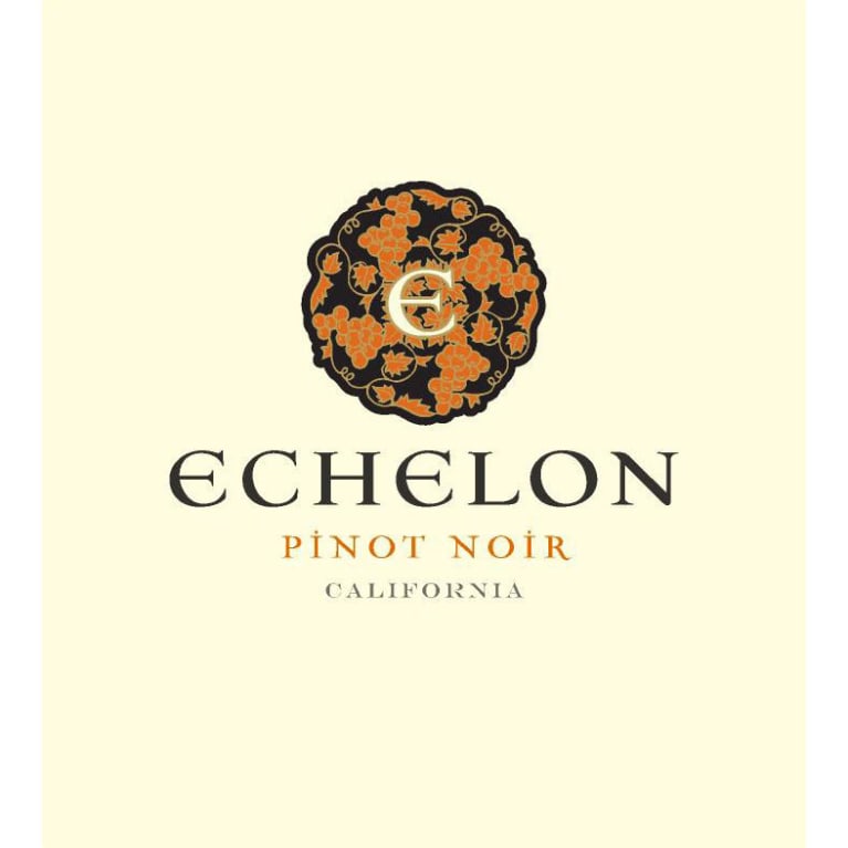 Flat front label of wine