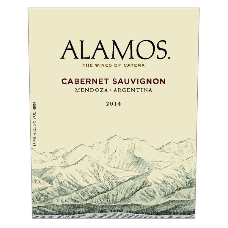 Alamos Cabernet Sauvignon 2015 Front Label