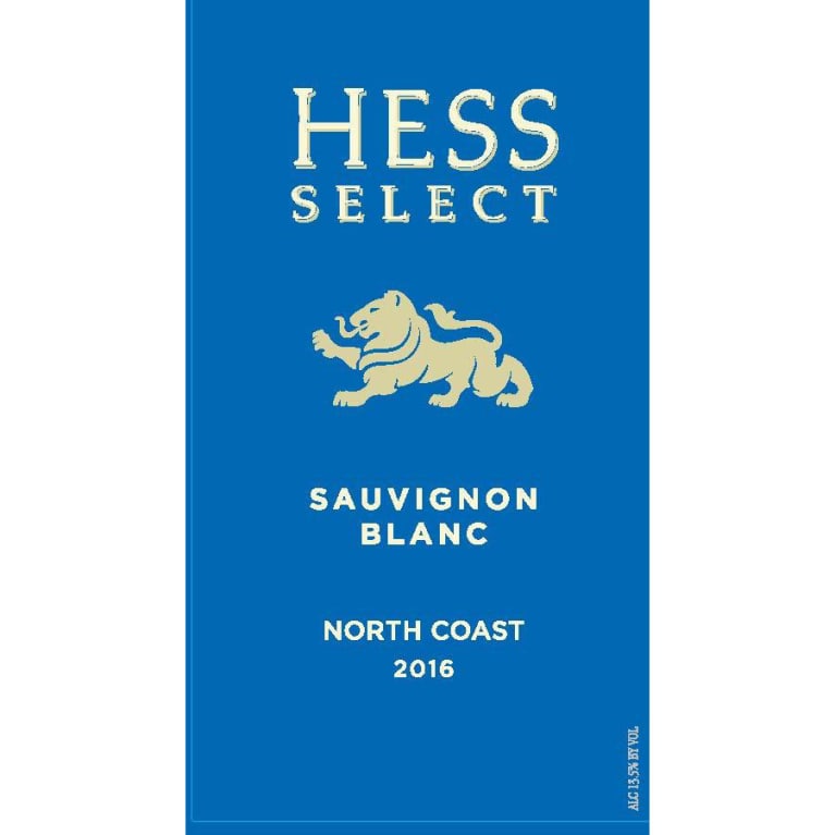Hess Select Sauvignon Blanc 2016 Front Label