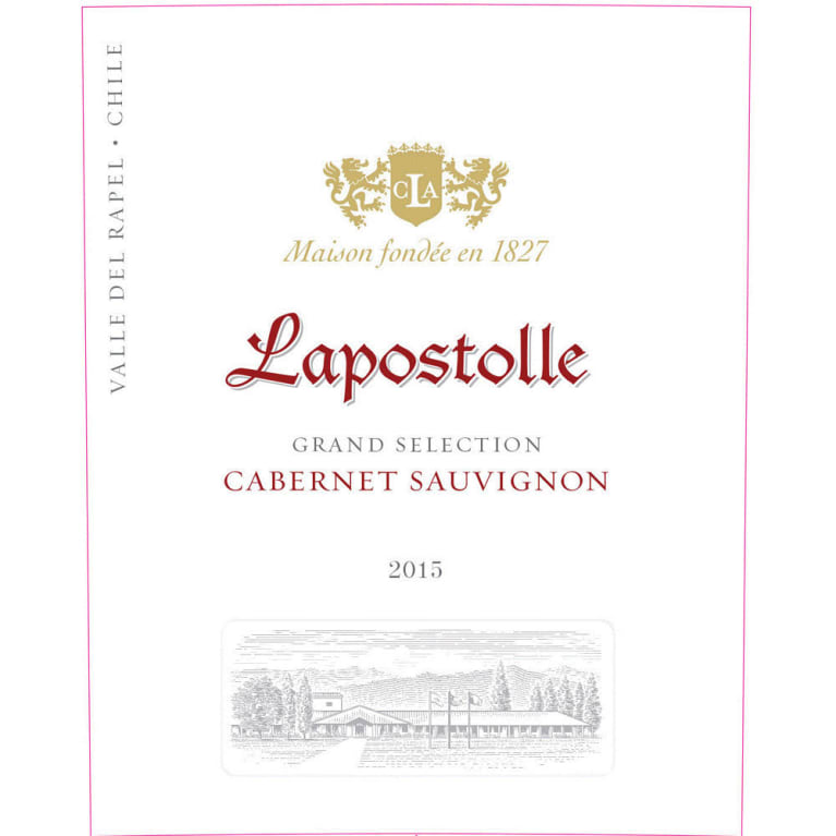 Lapostolle Grand Selection Cabernet Sauvignon 2015 Front Label