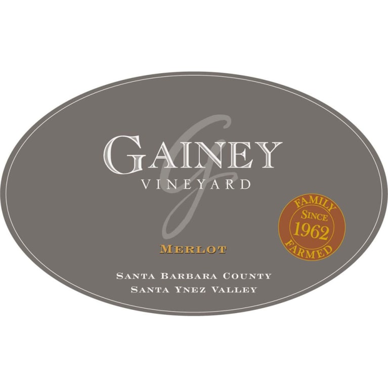 Flat front label of wine