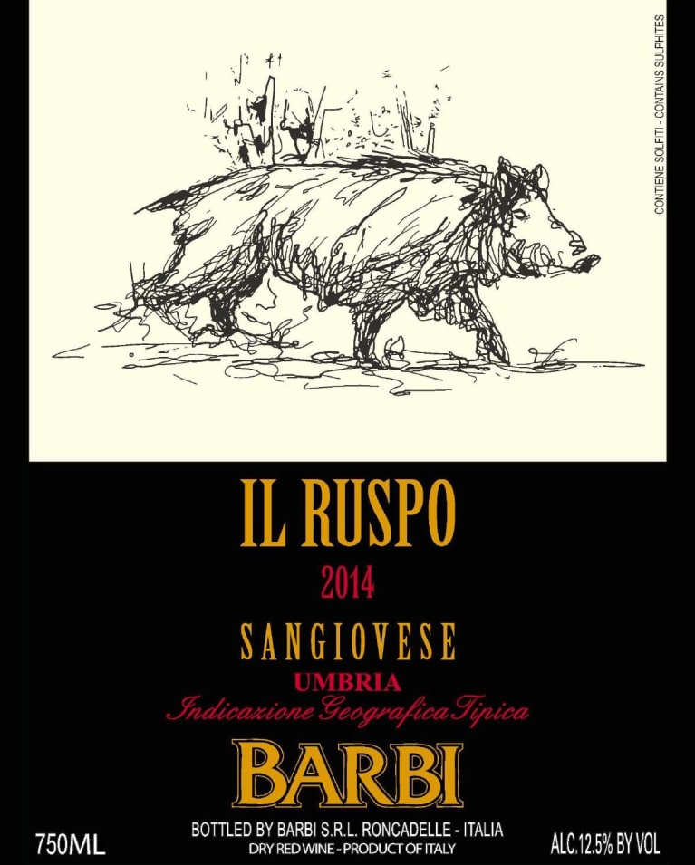 Barbi Vini Il Ruspo Sangiovese 2014