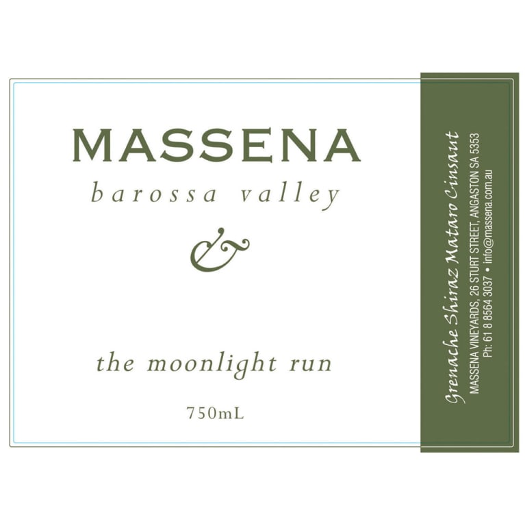 Massena Moonlight Run 2001 Front Label