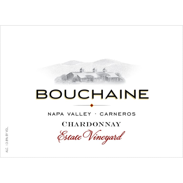 Bouchaine Estate Chardonnay 2014 Front Label