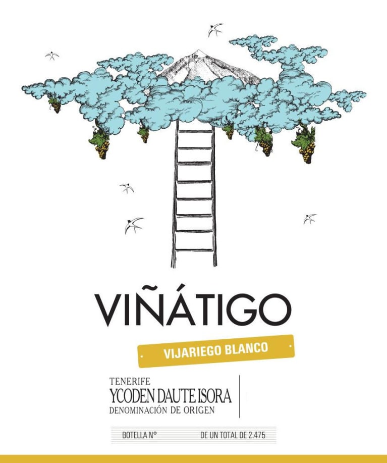 Bodegas Vinatigo Vijariego Blanco 2015 Front Label