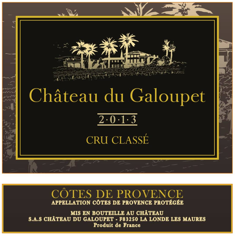 Chateau Galoupet Cotes de Provence Rouge 2016