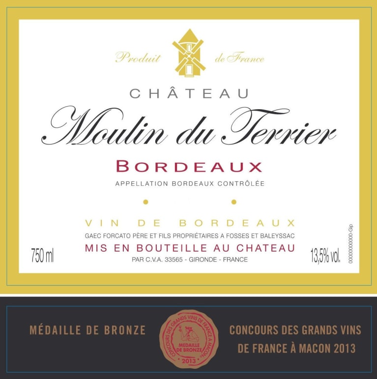 Chateau Moulin du Terrier 2013