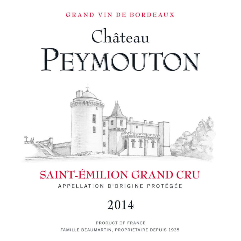 Chateau Peymouton 2014 Front Label