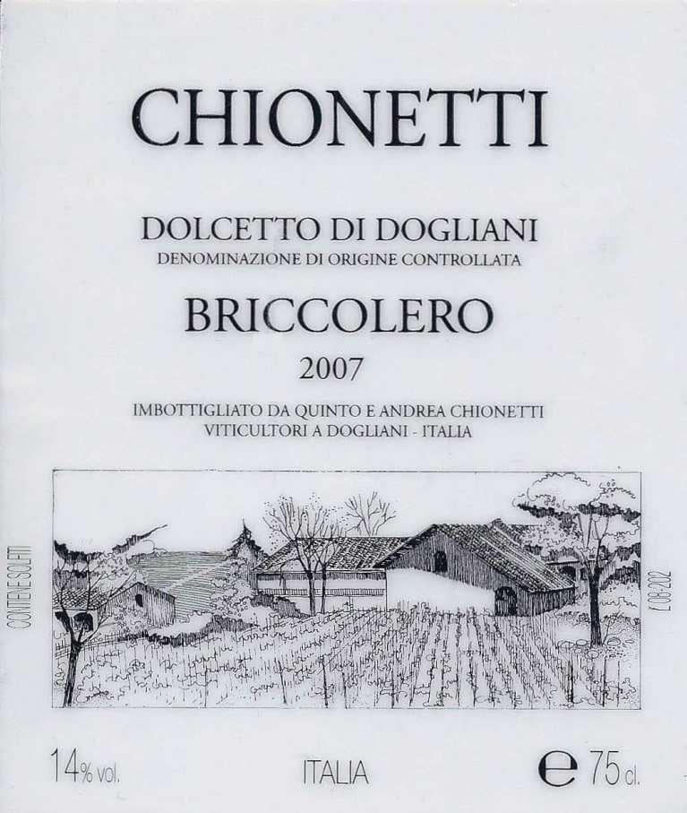 Dolcetto di Dogliani Briccolero 2007