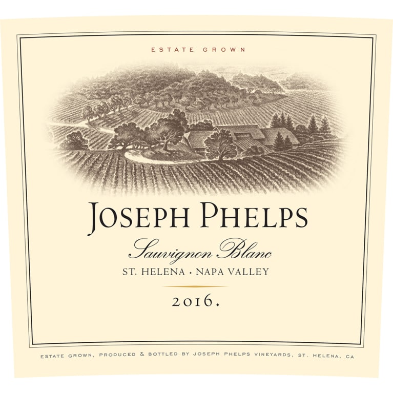 Joseph Phelps Sauvignon Blanc 2016 Front Label