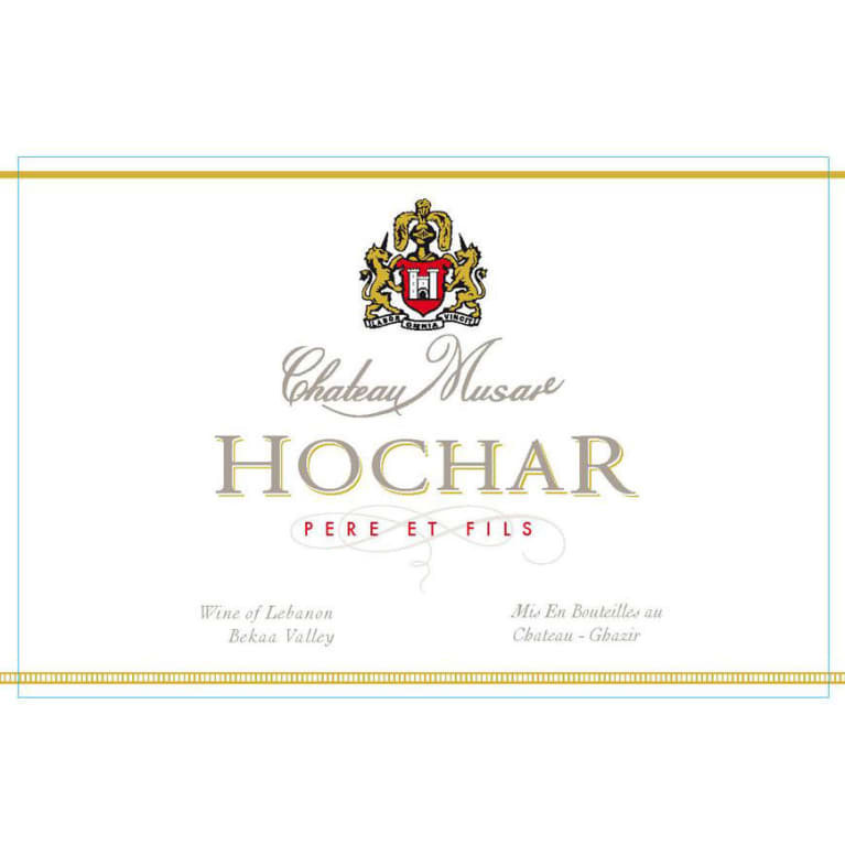 Chateau Musar Lebanon Hochar Pere et Fils 2012 Front Label