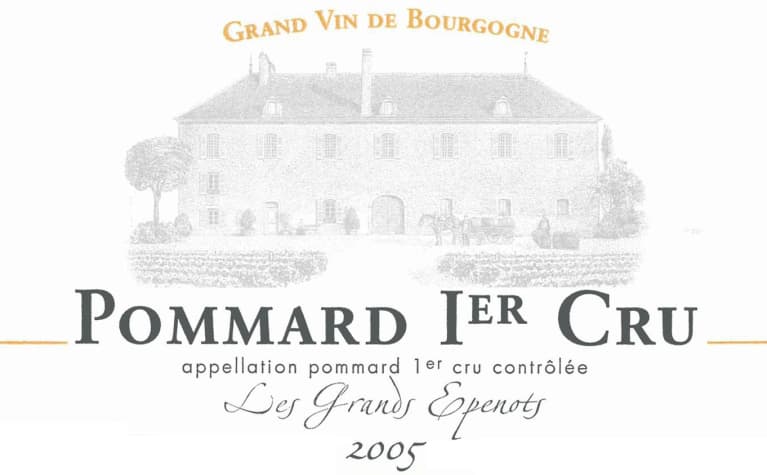Domaine Sylvain Loichet Pommard Les Grands Epenots Premier Cru 2005 ...