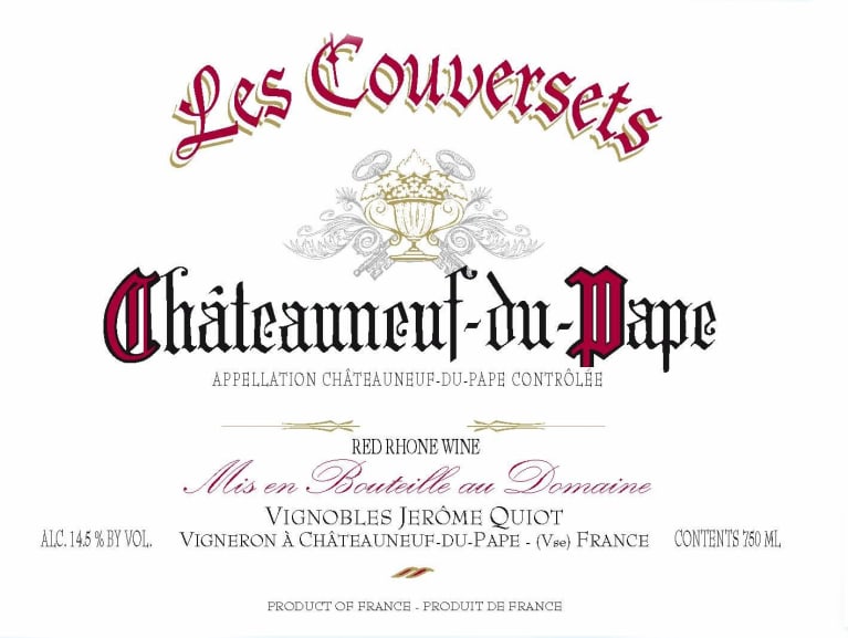 Famille Quiot ChateauneufduPape Les Couversets 2009