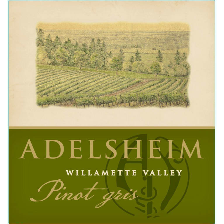 Adelsheim Pinot Gris (375ML half-bottle) 2016 Front Label