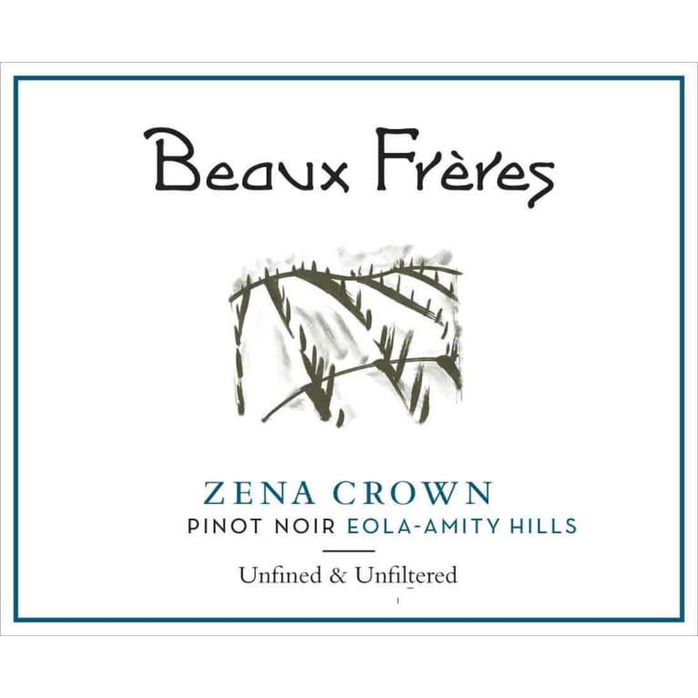 Beaux Freres Zena Crown Pinot Noir 2015 Front Label