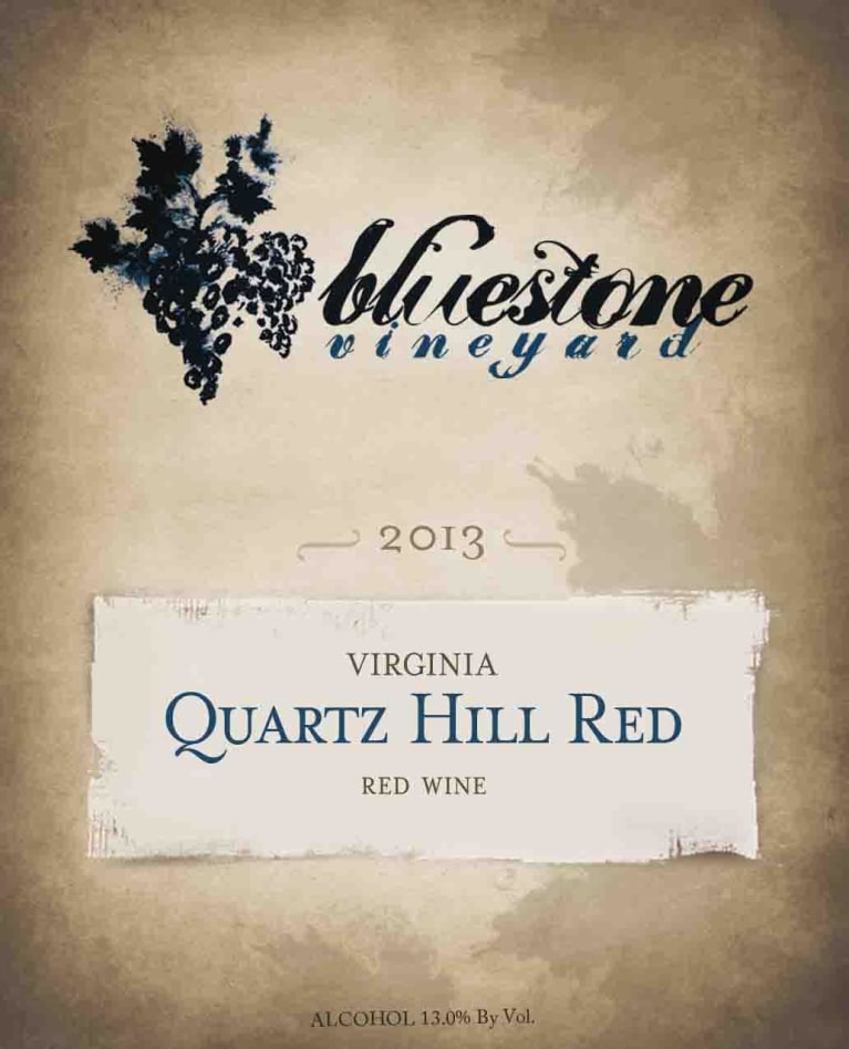 Bluestone Vineyard Quartz Hill Red 2013