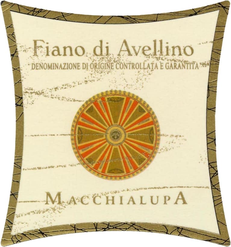 Macchialupa Fiano di Avellino 2003 Front Label