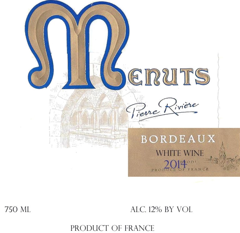 Maison Riviere Menuts Blanc 2014