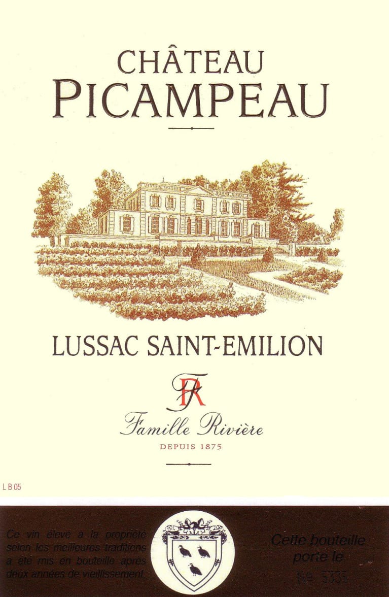 Maison Riviere Chateau Picampeau 2009