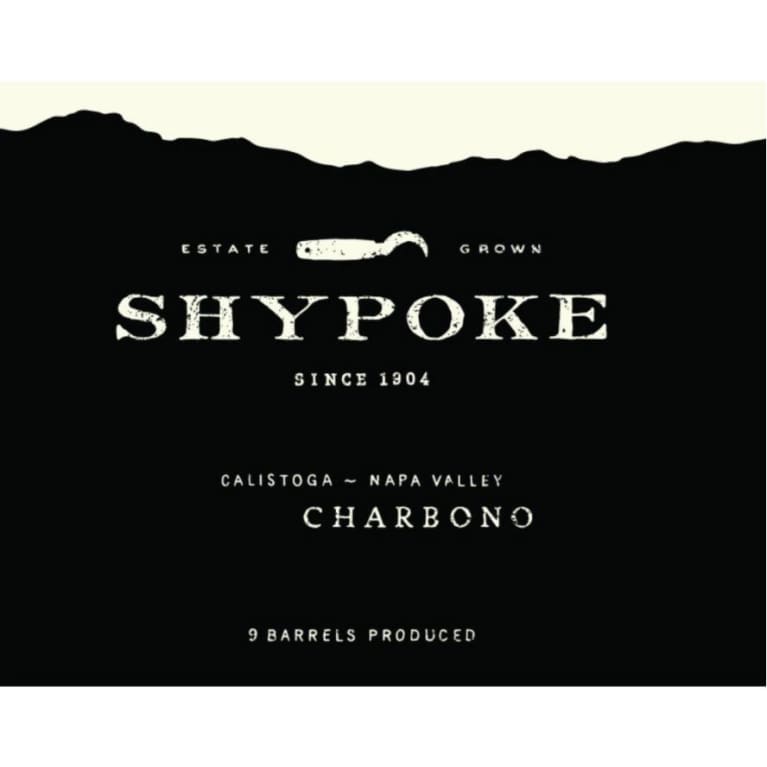 Shypoke Charbono 2014 Front Label