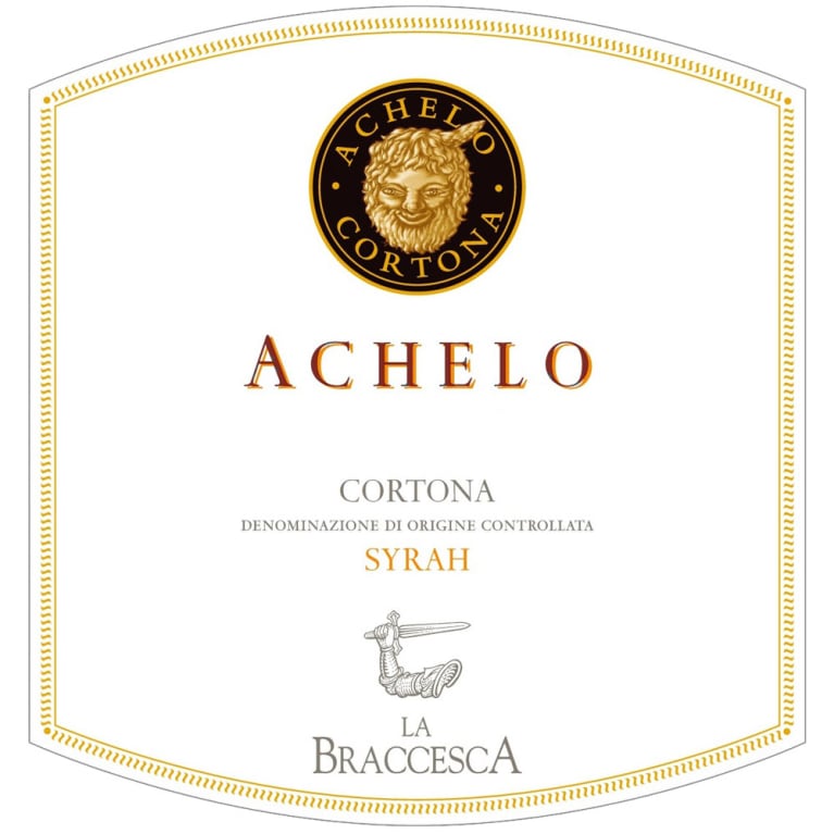 La Braccesca Achelo Syrah Cortona 2014 Front Label