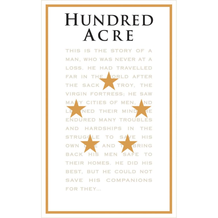 Hundred Acre Kayli Morgan Cabernet Sauvignon 2014 Front Label