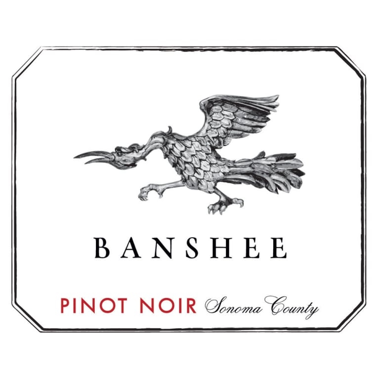 Banshee Sonoma County Pinot Noir 2016 Front Label