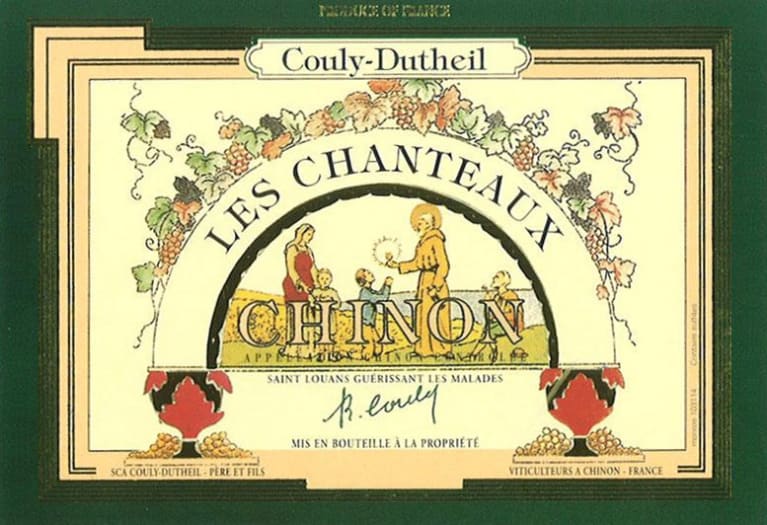 Couly-Dutheil Chinon Les Chanteaux 2008 Front Label