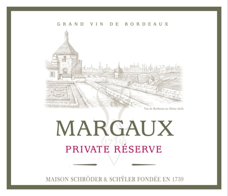 Schroder & Schyler Margaux Private Reserve 2013 | Wine.com