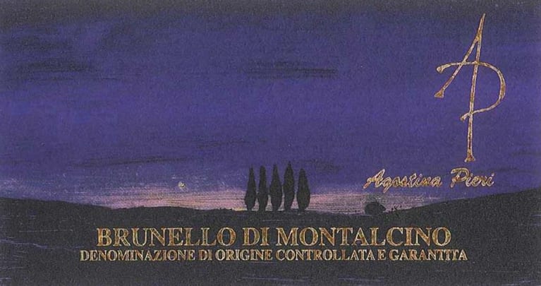 Agostina Pieri Brunello di Montalcino 2010 Front Label