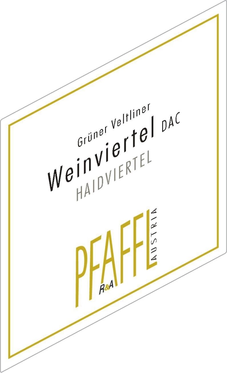 Pfaffl Haidviertel Weinviertel Gruner Veltliner 2015 Front Label