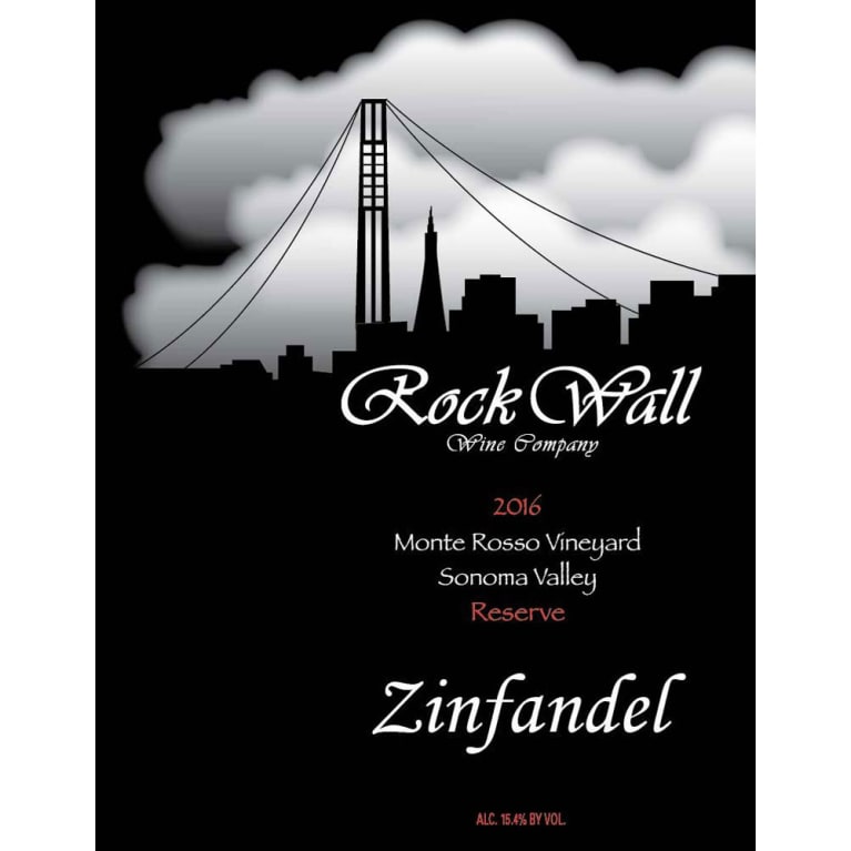 Rock Wall Monte Rosso Reserve Zinfandel 2016