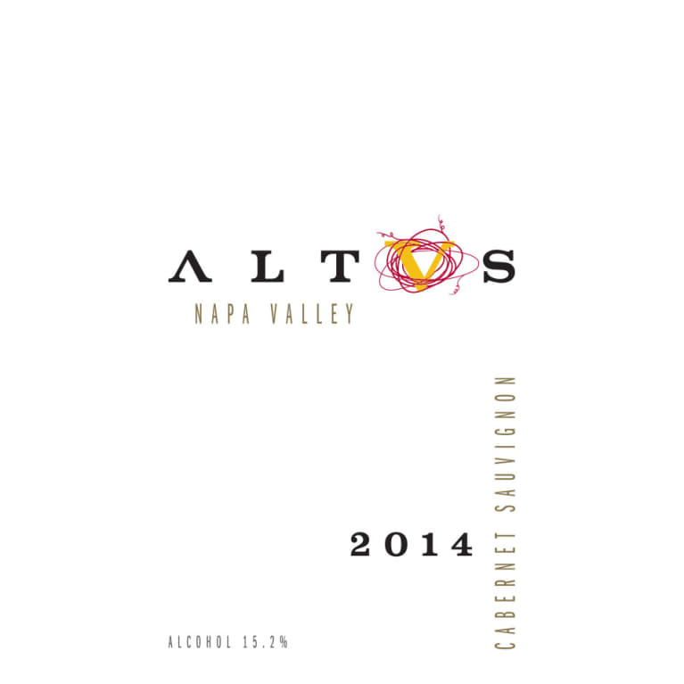Altvs Cabernet Sauvignon 2014 Front Label