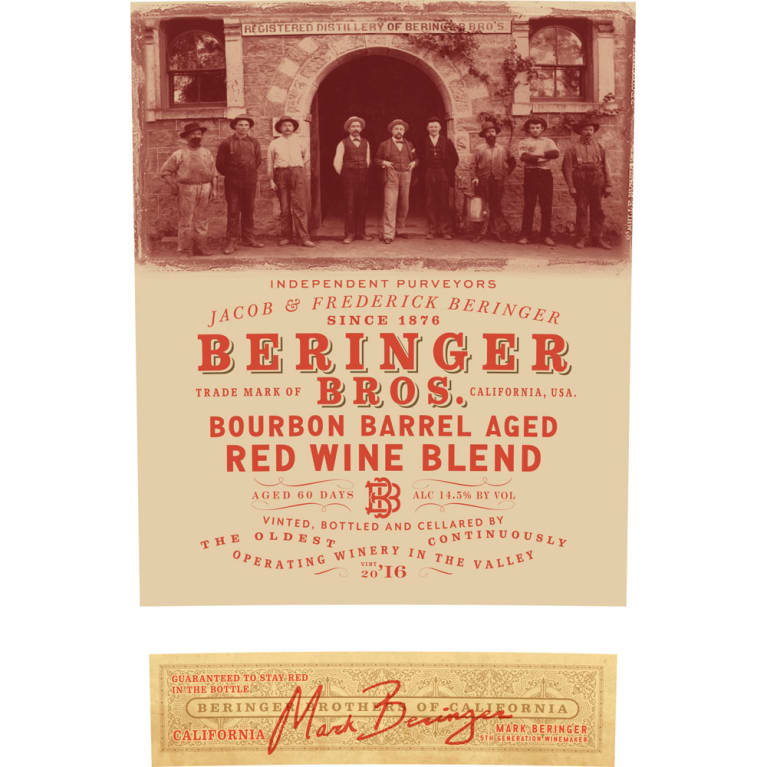 Beringer Bros. Bourbon Barrel Aged Red Blend 2016