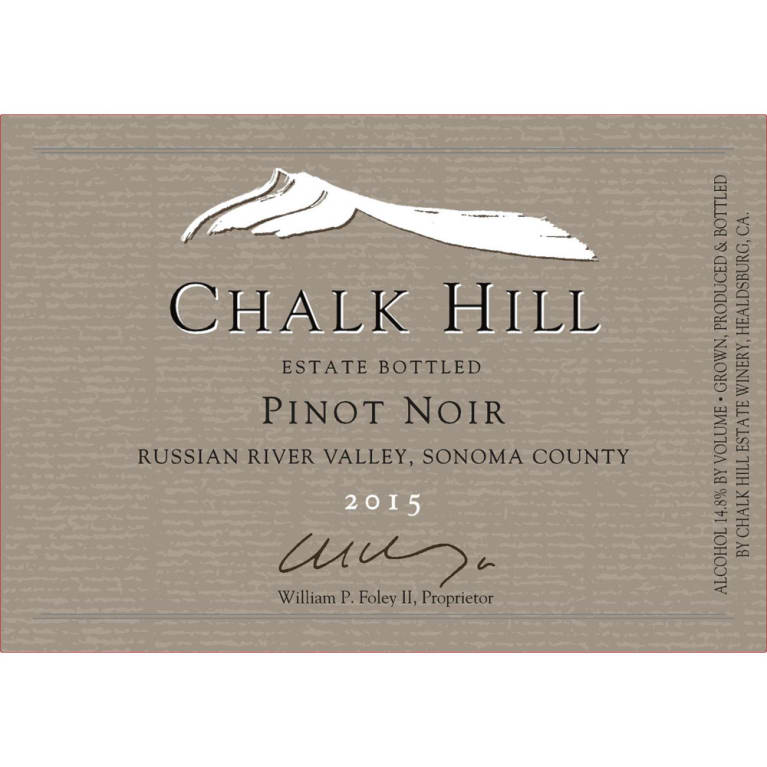 Chalk Hill Estate Pinot Noir 2015