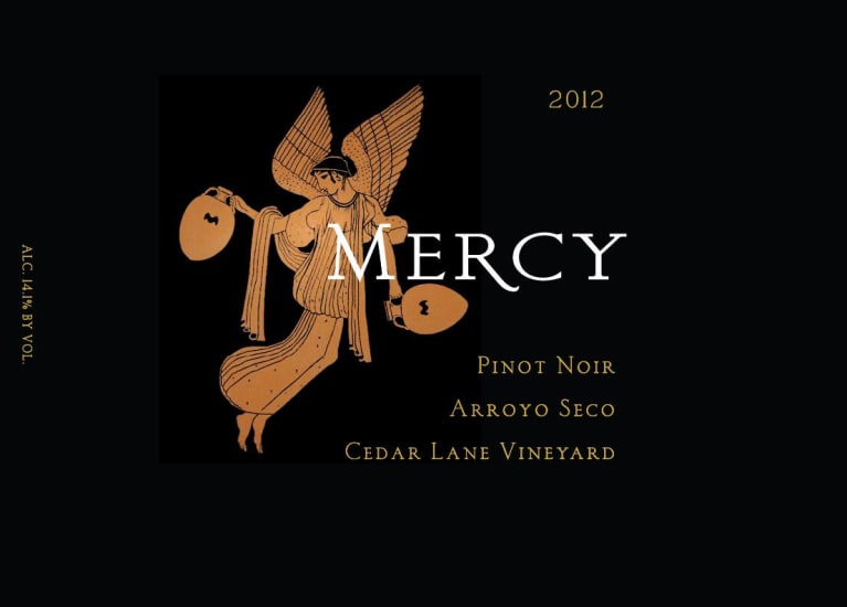 Mercy Vineyards Cedar Lane Vineyard Pinot Noir 2012