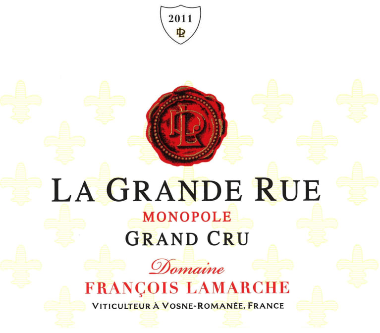 Francois Lamarche La Grande Rue Monopole Grand Cru 2011