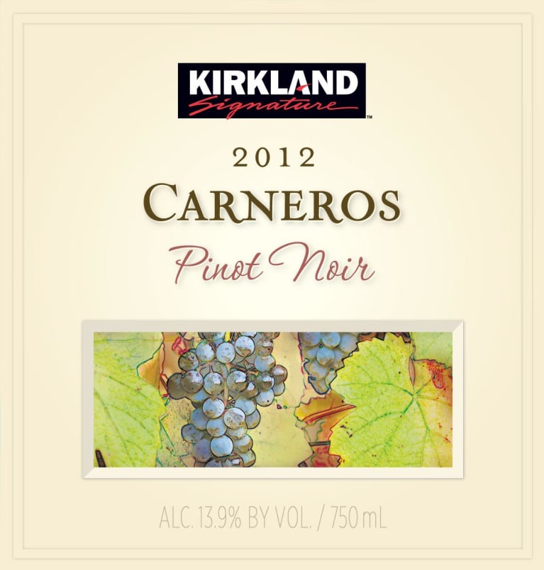 Kirkland Signature Carneros Pinot Noir 2012