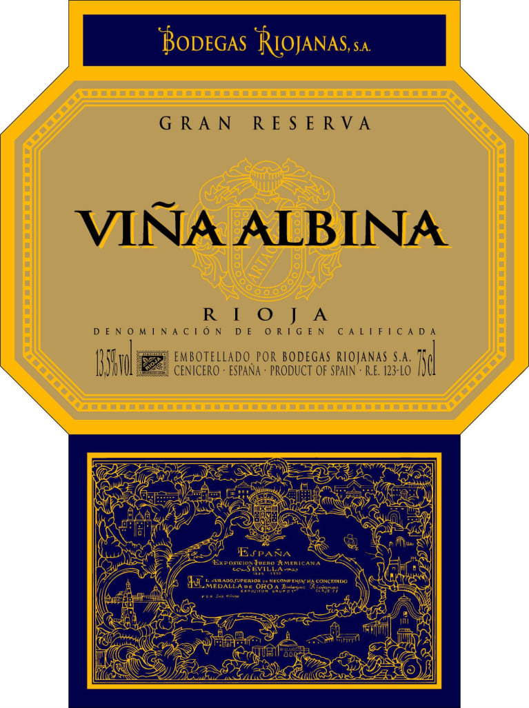 Bodegas Riojanas Vina Albina Gran Reserva 2007