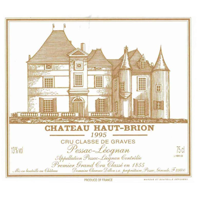 Chateau Haut-Brion 1995 Front Label
