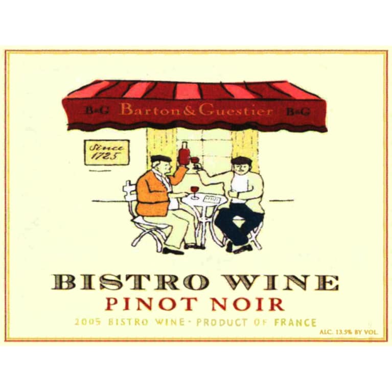 Barton & Guestier Bistro Wine Pinot Noir 2005 | Wine.com