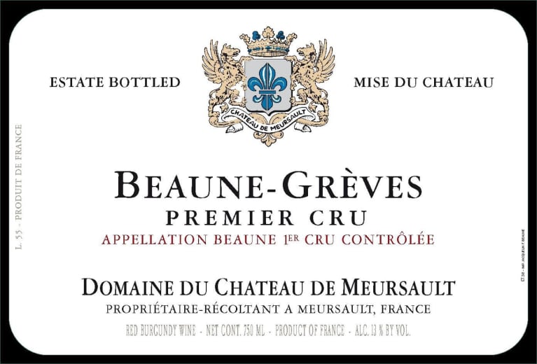 Chateau de Meursault Beaune Greves Premier Cru 2013 | Wine.com