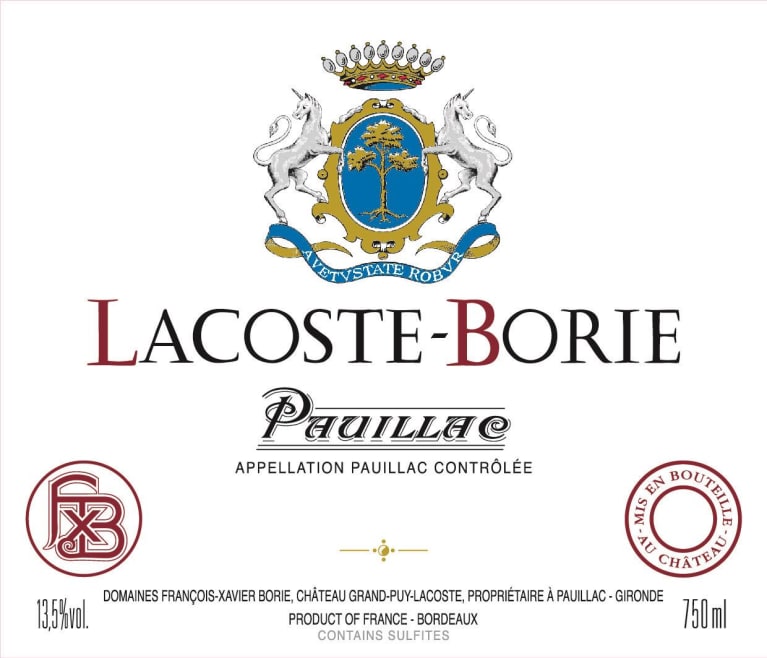 adgang Inspektion vokse op Chateau Grand-Puy-Lacoste Lacoste-Borie 2014 | Wine.com