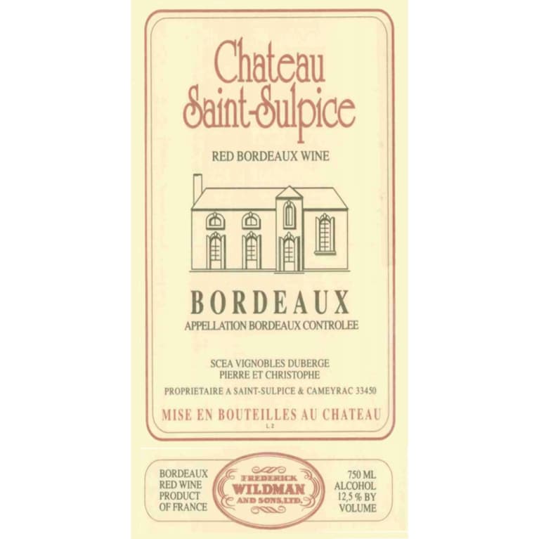 Chateau Saint Sulpice Rouge 2005