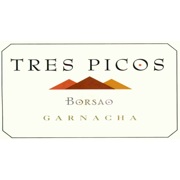 Borsao Tres Picos Garnacha 2006 Front Label